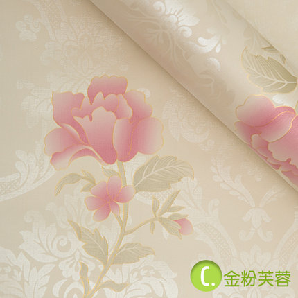 雅易加厚墙贴PVC壁纸自粘墙纸 防水卧室客厅寝室家具翻新贴纸包邮