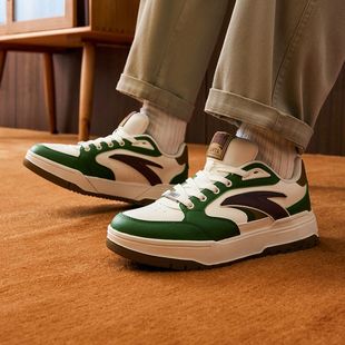 生活系列982男子系带舒适板鞋 新款 112448068 安踏2025冬季 ANTA