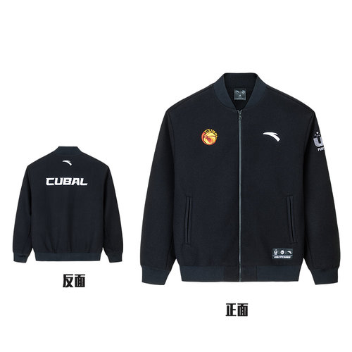 安踏CUBAL篮球针织运动棒球服