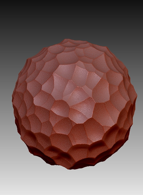 三维图 圆雕图 模型 3D STL 精雕 木雕 雕刻图C锤纹球250919