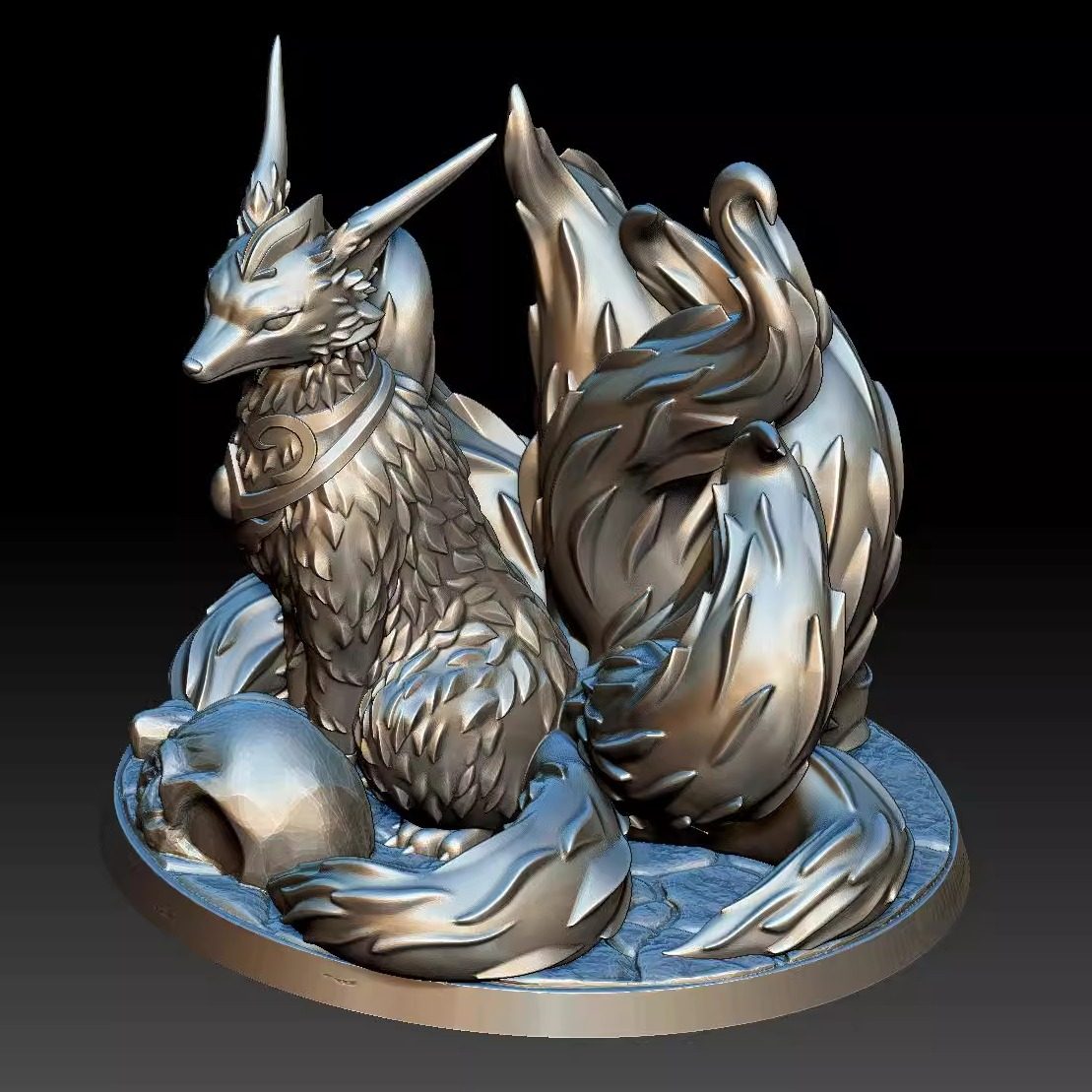 九尾狐骷髅 三维图 圆雕图 模型 3D STL 精雕 木雕25053151,商务/设计服务,2D/3D绘图,淘宝优惠券,粉丝福利购,淘宝优惠卷