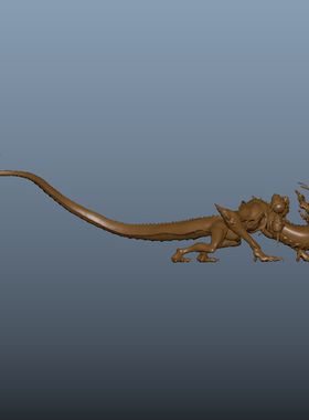 三维图 圆雕图 模型 3D STL 精雕 木雕 雕刻图C赤髯龙250629