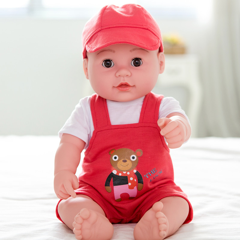 儿童早教玩具娃娃女孩陪睡衣物可换洗可动眼的睡眠玩偶仿真大娃娃