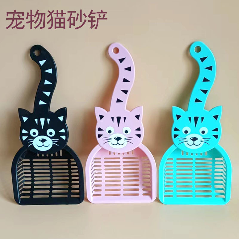 猫砂铲子猫屎铲屎大号猫咪便铲豆腐砂小细孔长柄膨润土猫沙铲4