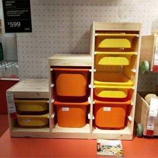 宜家国内代购舒法特架子收纳架储物收纳架儿童玩具置物架整理柜架