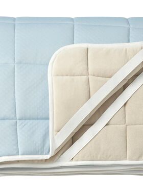国内宜家IKEA代购西沙罗冯床垫保护垫米黄/蓝色90/150/180x200cm