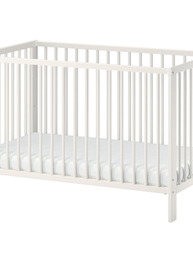 IKEA宜家古利福 婴儿床，白色，60x120 厘米