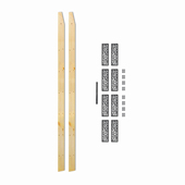 室内阁楼一字梯子实木滑道梯移动轨道梯书架图书馆家用爬梯可定i.