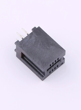 WingTAT 1.27mmPCI总线插座8P直脚金手指插槽无耳 HED08LP03BK