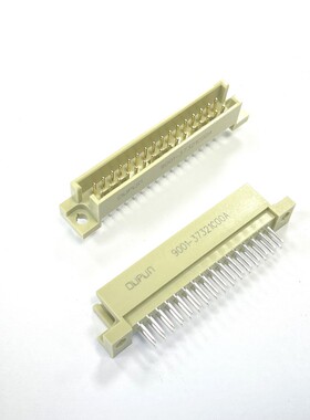 欧式插座 DIN 9001-37321C00A 232 2*16P 32P 公头直针 2.54间距