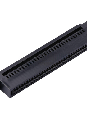 WingTAT 2.54mm压线式总线U型耳64P CE-225F 黑色 EC64P03BK-0002