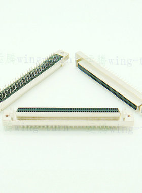 同创科技 进口 SCSI 100P MDR 母座 孔式 DB型 180度 直脚 焊板座