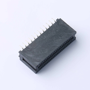 WingTAT 1.27mmPCI总线插座46P直脚金手指插槽无耳 HED46LP03BK