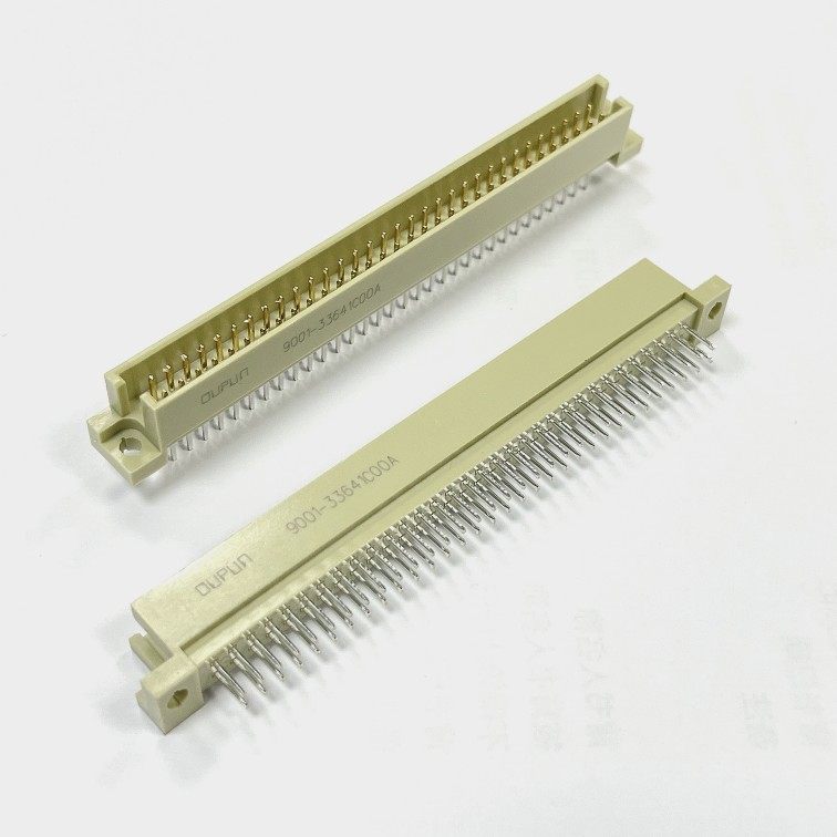 欧式插座 DIN 9001-33641C00A 264 2*32P 64P 公头直针 2.54间距