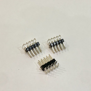 同创科技 2.54mm 2*5 双排弯针 排针 镀锡铜针