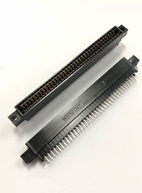 WingTAT野口 2.54有耳总线插座 S-72-2.54-5M 72P 金手指插槽