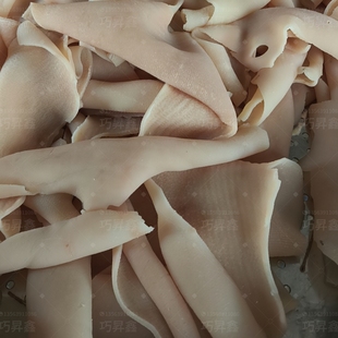 厂家自销新鲜猪皮冷冻猪皮生人工去油去毛鲜猪皮皮冻用家用商用