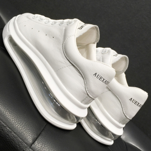 女2020春季 内增高百搭休闲运动鞋 新款 厚底时尚 韩版 潮牌真皮小白鞋