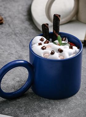 zealous创意陶瓷马克杯咖啡杯女ins风设计感小众高颜值杯子喝水杯