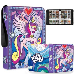 小马宝莉卡册高颜值四宫格卡片收纳册活页拍立得相册3寸卡小卡套