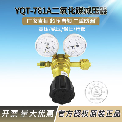 。YQT-781A 高压二氧化碳减压器 二氧化碳压力表上海减压器厂减压