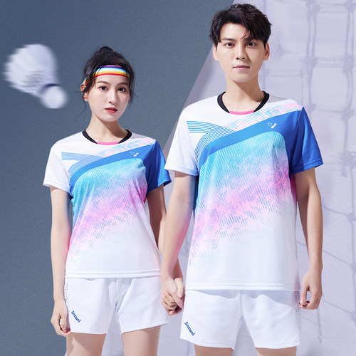 速干羽毛球服套装男女运动服定制