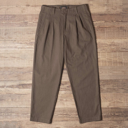 Double Seam 复古宽松休闲裤chino长裤粗斜纹vintage中腰工装西裤