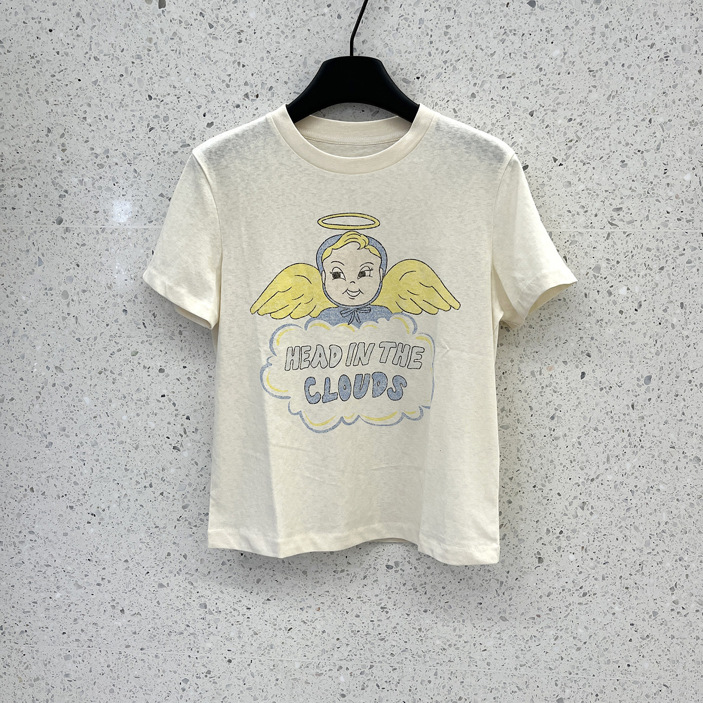 baby天使印花棉质短袖T恤