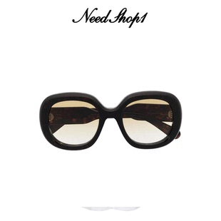 NeedShop1 简约温柔风太阳镜 玳瑁色圆框太阳镜