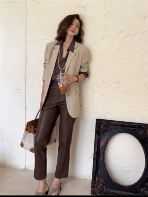 NeedShop1减龄宽松时尚西服外套