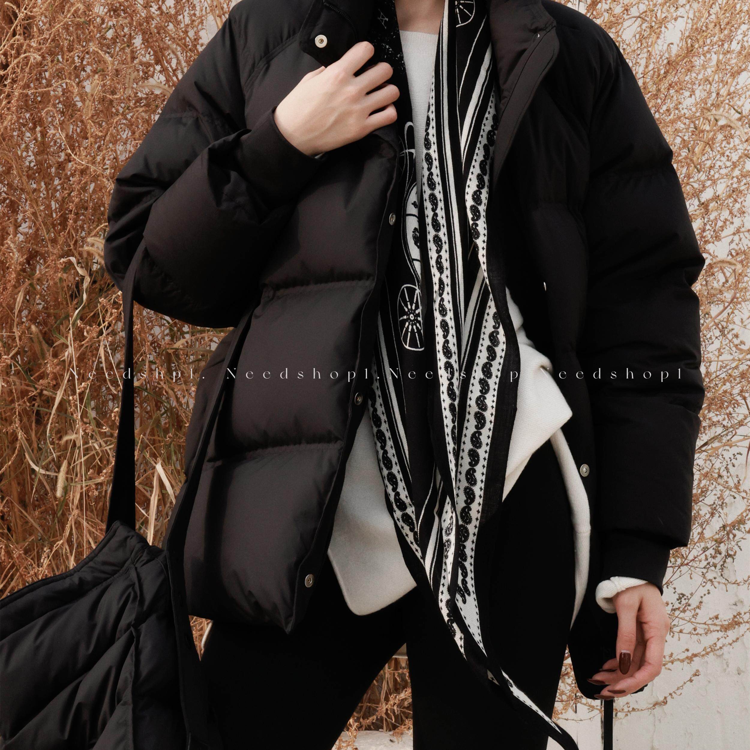 NeedShop1 冬季新款鸭绒休闲百搭黑色宽松羽绒服外套女