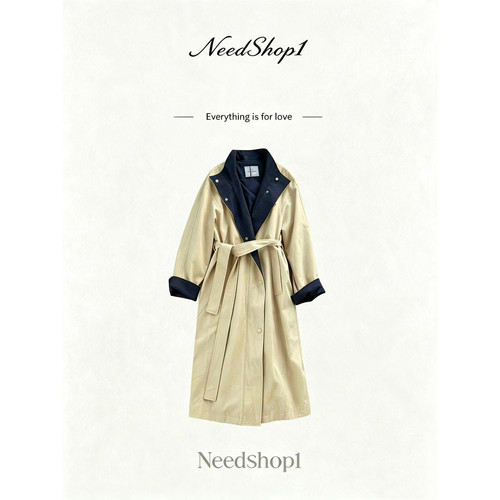 NeedShop1 【英伦与松弛】气质宽松中长款女式风衣