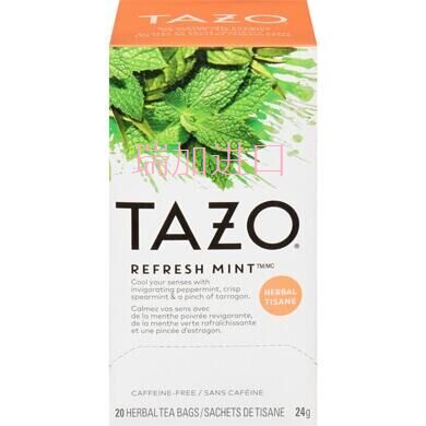 包邮加拿大薄荷tazo凉茶