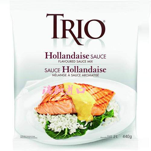 包邮加拿大Trio Hollandaise蛋黄柠檬黄油荷兰酱汁混合粉440g低脂