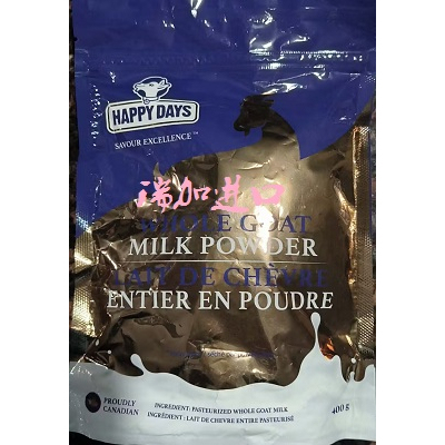 高端礼品！加拿大 HAPPY DAYS GOAT MILK POWDER 全脂羊奶粉400克