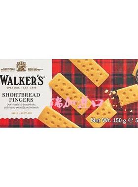 包邮加拿大Walkers Shortbread黄油曲奇手指饼干150Gx2盒多种搭配