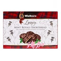 包邮加拿大Walkers Shortbread薄荷味夹心黑巧曲奇饼干150Gx2盒