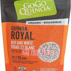 包邮加拿大Gogo Quinoa天然有肌皇家红白藜麦500克*2包非转无麸质