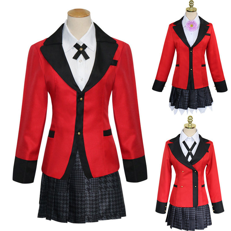 狂赌cos之渊蛇喰夢子cosplay角色扮演黄泉月露娜女校服jk制服套装