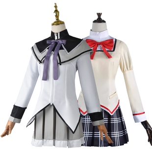 魔法cos少女小圆服鹿目圆香晓美焰巴麻美美树沙耶香校服cos服套装
