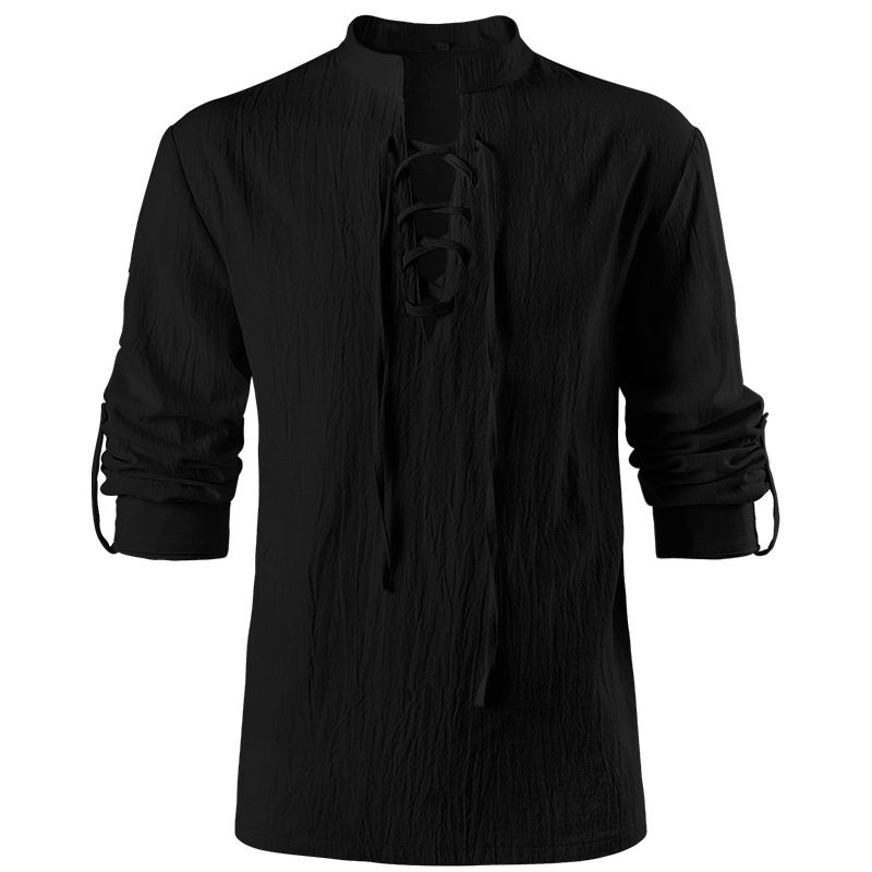 中世纪复古哥特式衬衣暗黑cos服