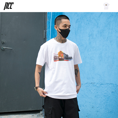 STAPLE x Steph Morris Pigeon Tee联名鸽子拼接球鞋印花 短袖T恤