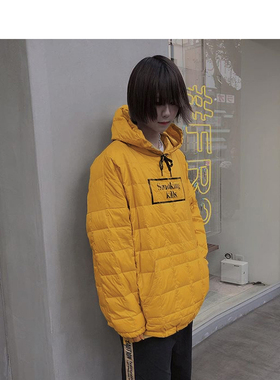 新衣城 #FR2×TAION Over Size Down 联名标语LOGO潮牌男女羽绒服