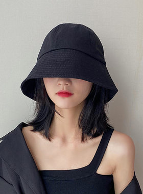 渔夫帽帽子假发春夏百搭
