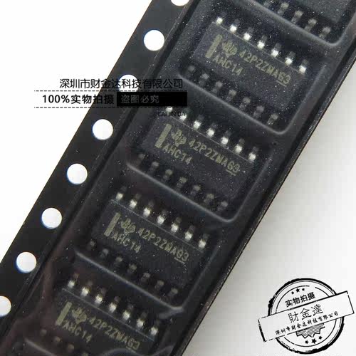 原装正品 SN74AHC14DR SOIC-14 六路施密特触发反相器 贴片逻辑