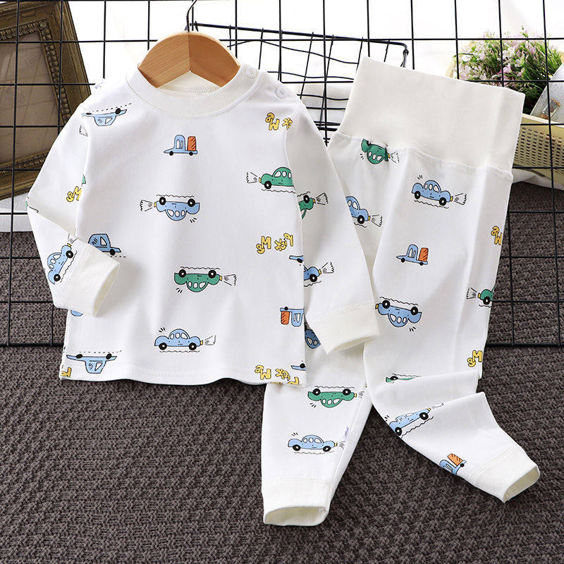 纯棉男童秋衣睡衣宝宝秋裤