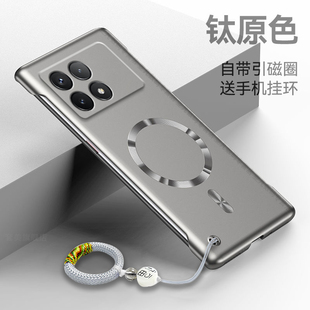 适用红米k70手机壳新款redmik70pro金属漆无边框k70e超薄散热硬壳k70至尊版男女高级感Redmi车载磁吸简约外壳