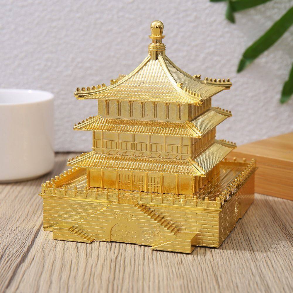 西安文创纪念品钟楼合金摆件