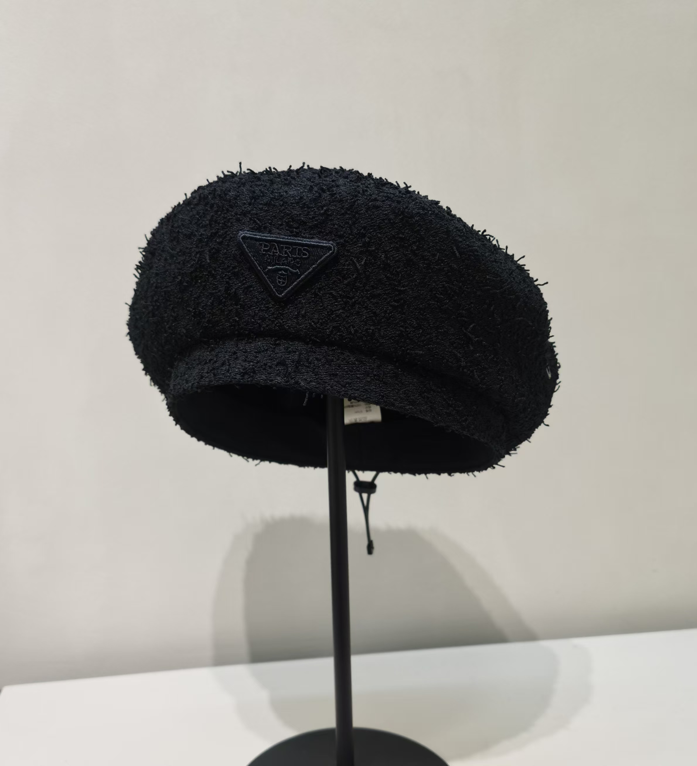 法国秋冬小香风贝雷帽女复古倒三角标画家帽显脸小潮