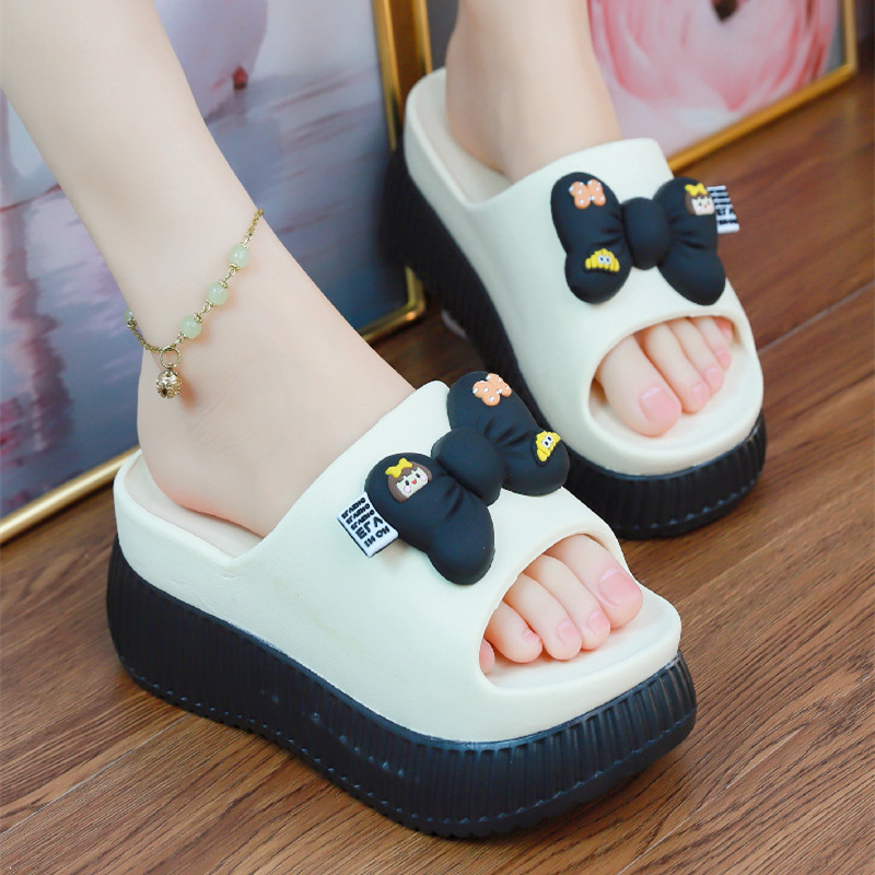 可爱凉拖鞋厚底eva女士